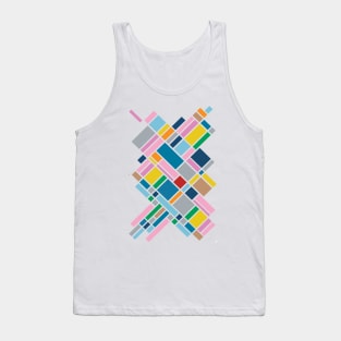 Map White Outline 45 Tank Top